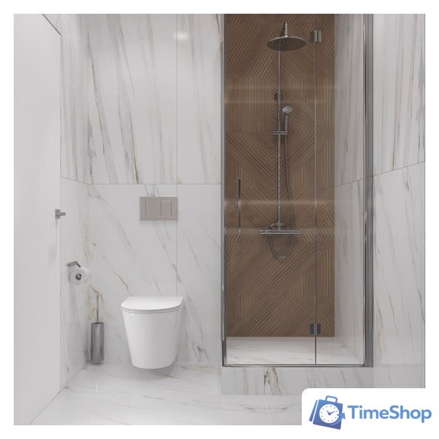 Унитаз подвесной Lauter Longer 2110822 с кнопкой 219701J (прямоугольная, хром) - Изображение №24 — Интернет-магазин Time-Shop