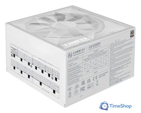 Блок питания Lian Li SX Platinum 1200 G9P.SX1200P.W000.RU - Изображение №2 — Интернет-магазин Time-Shop