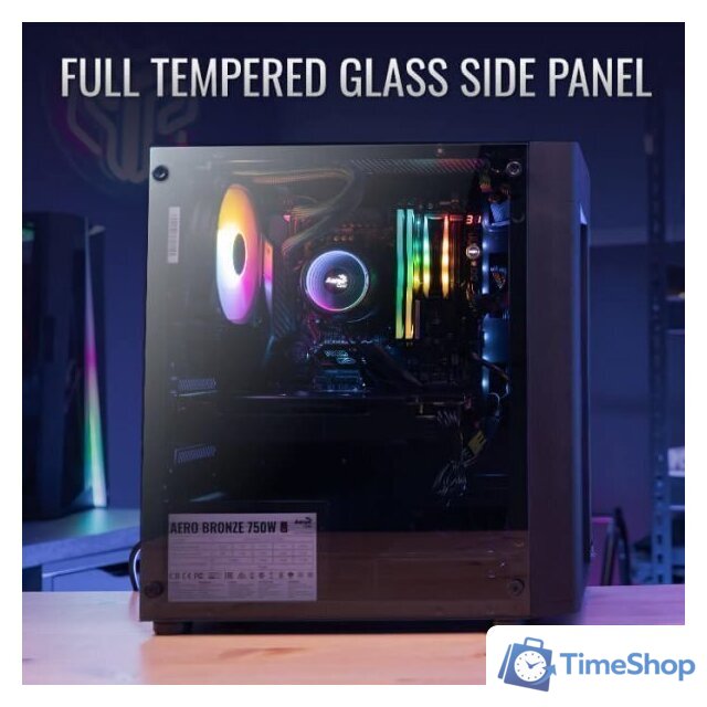 Корпус AeroCool Hexform-G-BK-v2 - Изображение №5 — Интернет-магазин Time-Shop