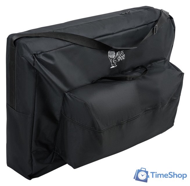 Массажный стол Atlas Sport складной 2-с деревянный 70 см (черно-оранжевый) - Изображение №6 — Интернет-магазин Time-Shop