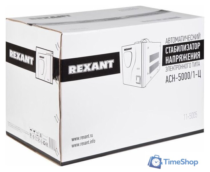Стабилизатор напряжения Rexant AСН-5 000/1-Ц - Изображение №4 — Интернет-магазин Time-Shop