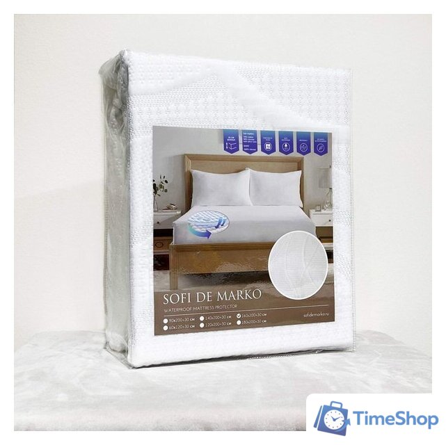 Защитный наматрасник Sofi De MarkO Silver Ions 160х200 Н-160х200-СИ - Изображение №10 — Интернет-магазин Time-Shop