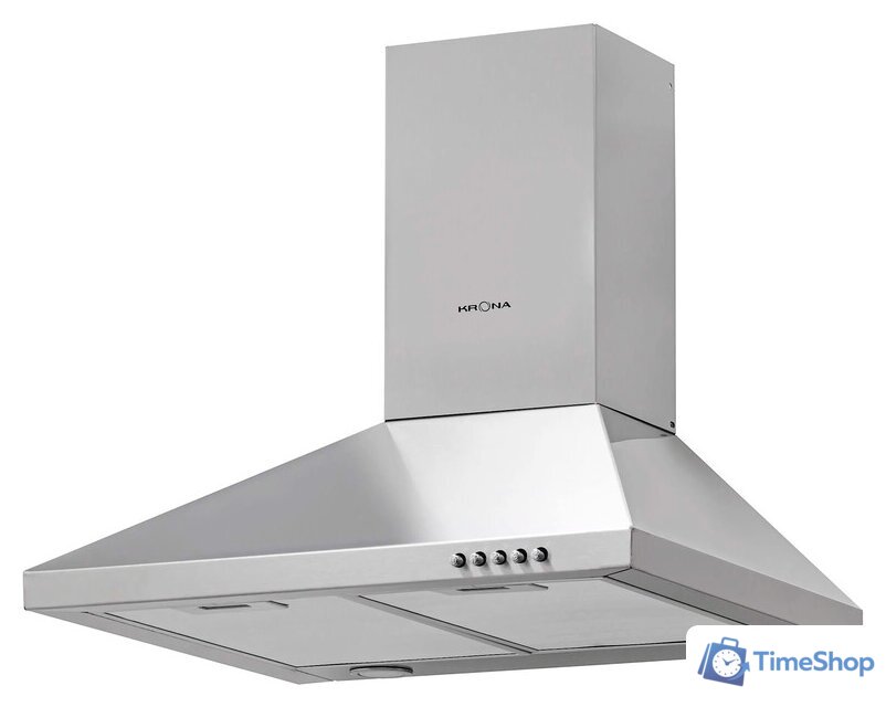 Кухонная вытяжка Krona Brief 500 Inox PB (нержавеющая сталь) - Изображение №1 — Интернет-магазин Time-Shop