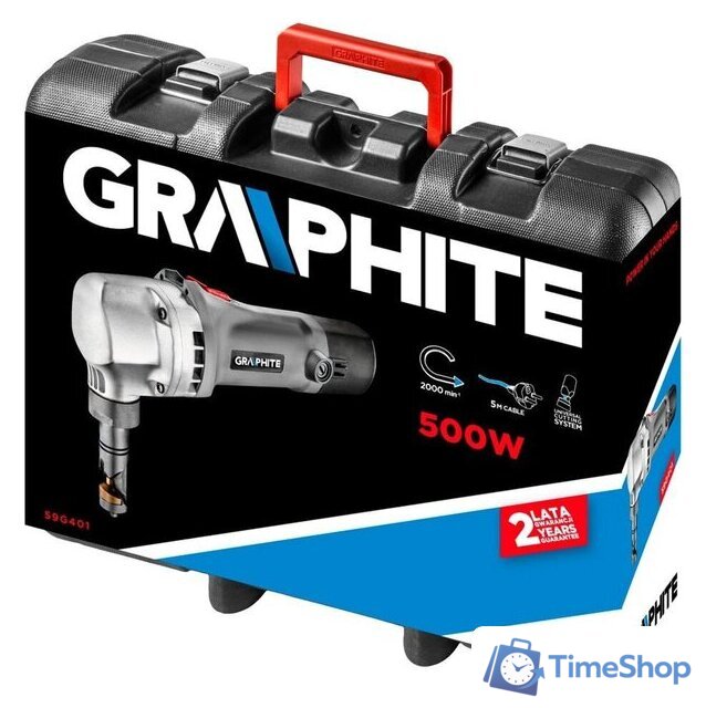 Высечные электрические ножницы GRAPHITE 59G401 (кейс) - Изображение №4 — Интернет-магазин Time-Shop