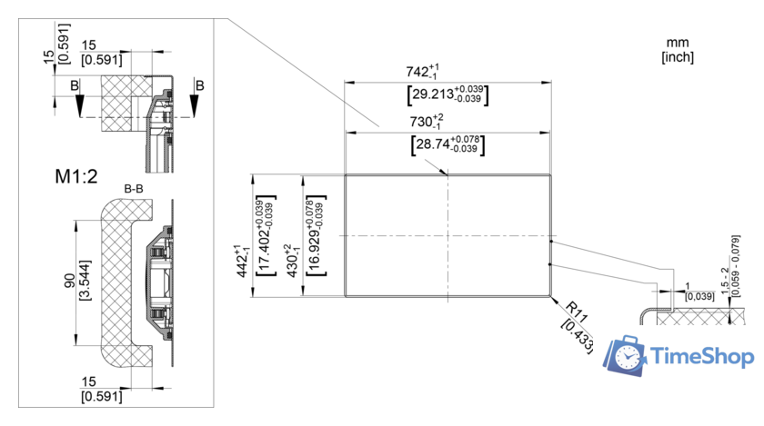 Кухонная мойка Blanco Claron 700-IF Durinox 523391 - Изображение №3 — Интернет-магазин Time-Shop