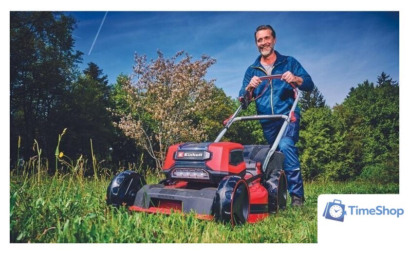 Газонокосилка Einhell GP-CM 36/47 S Li BL (с 4-мя АКБ) - Изображение №8 — Интернет-магазин Time-Shop