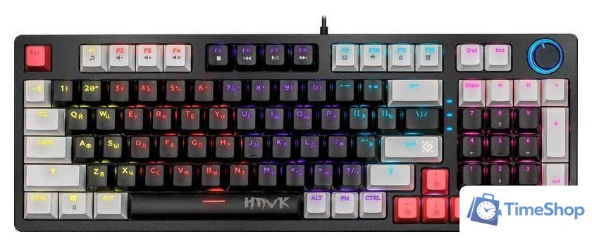 Клавиатура Defender Hawk GK-418 (черный, Outemu Brown) - Изображение №1 — Интернет-магазин Time-Shop