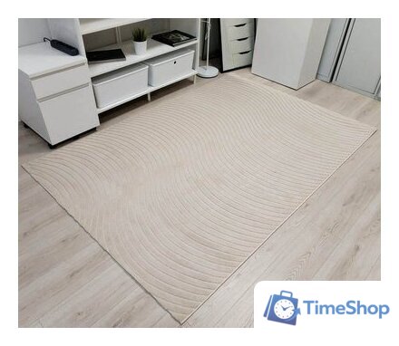 Ковер для жилой комнаты Radjab Carpet Сканди Сизаль Прямоугольник 10937B 12281RK (1.6x3, Krem/Krem) - Изображение №2 — Интернет-магазин Time-Shop