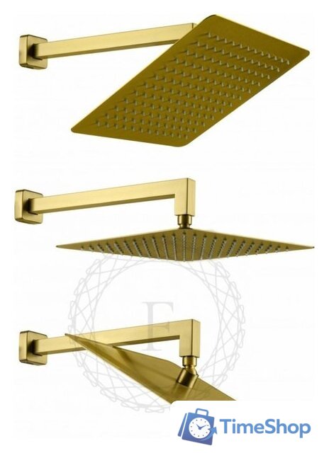 Душевая система  Filarete Waterfall FL1010 (матовое золото) - Изображение №7 — Интернет-магазин Time-Shop