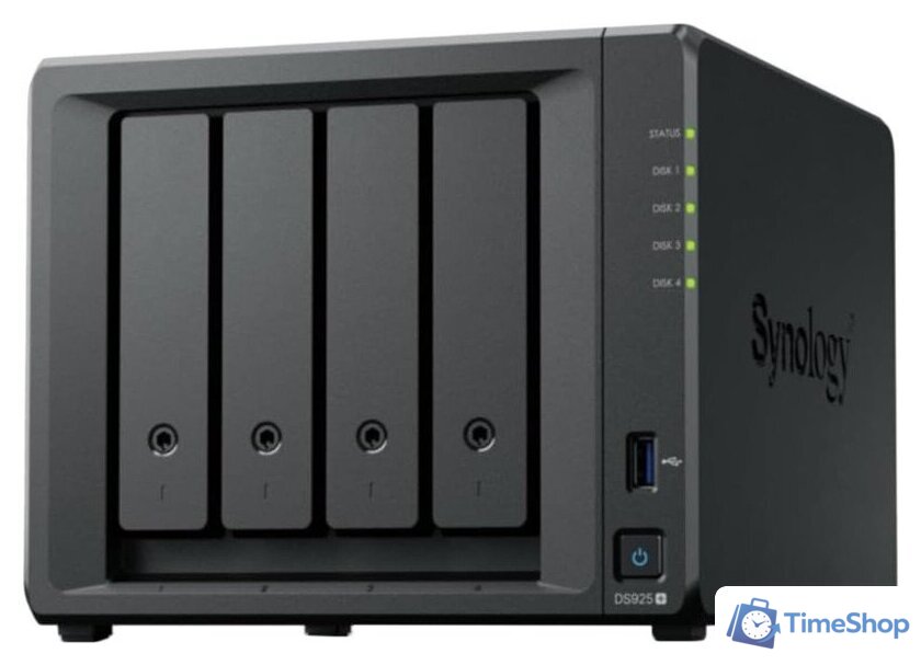Сетевой накопитель Synology DiskStation DS925+ - Изображение №1 — Интернет-магазин Time-Shop