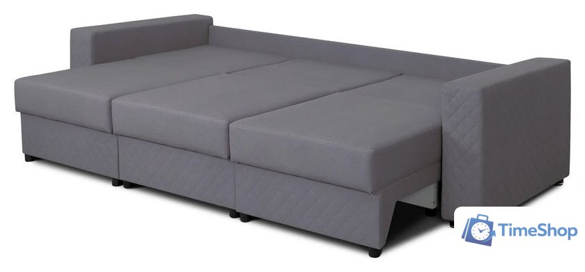 Диван Sempla Неаполь 1 (альба темно-серый) - Изображение №11 — Интернет-магазин Time-Shop