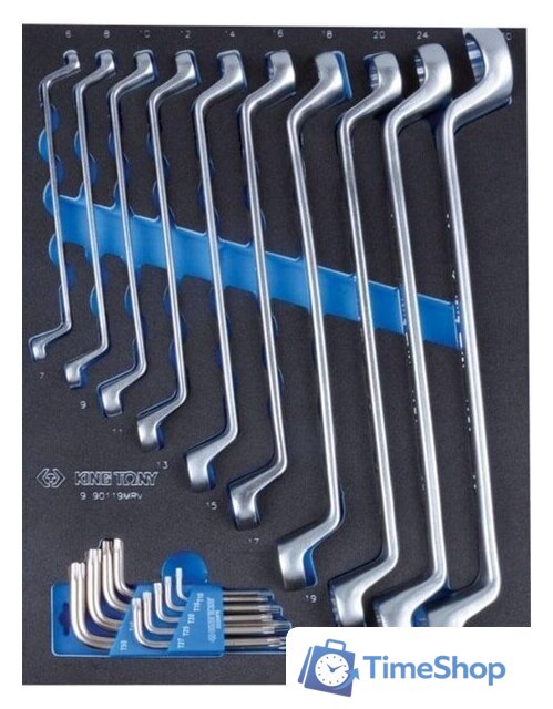 Набор ключей King Tony 9-90119MRV (19 предметов) - Изображение №1 — Интернет-магазин Time-Shop