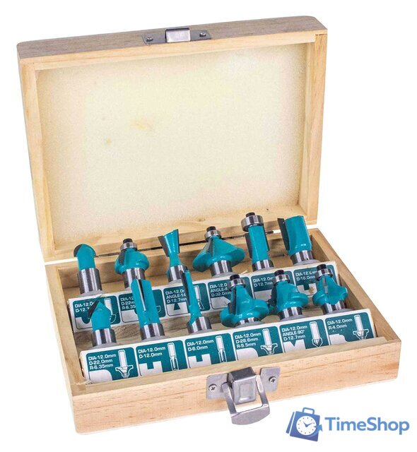 Набор фрез Total TACSR2121 (12 шт) - Изображение №1 — Интернет-магазин Time-Shop