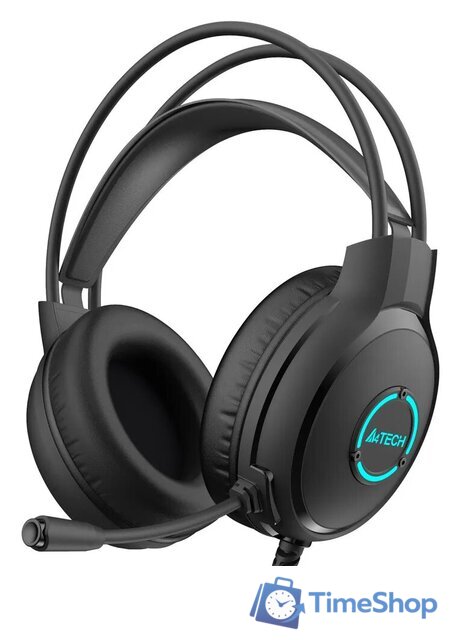 Наушники A4Tech Fstyler FH300U (черный) - Изображение №1 — Интернет-магазин Time-Shop
