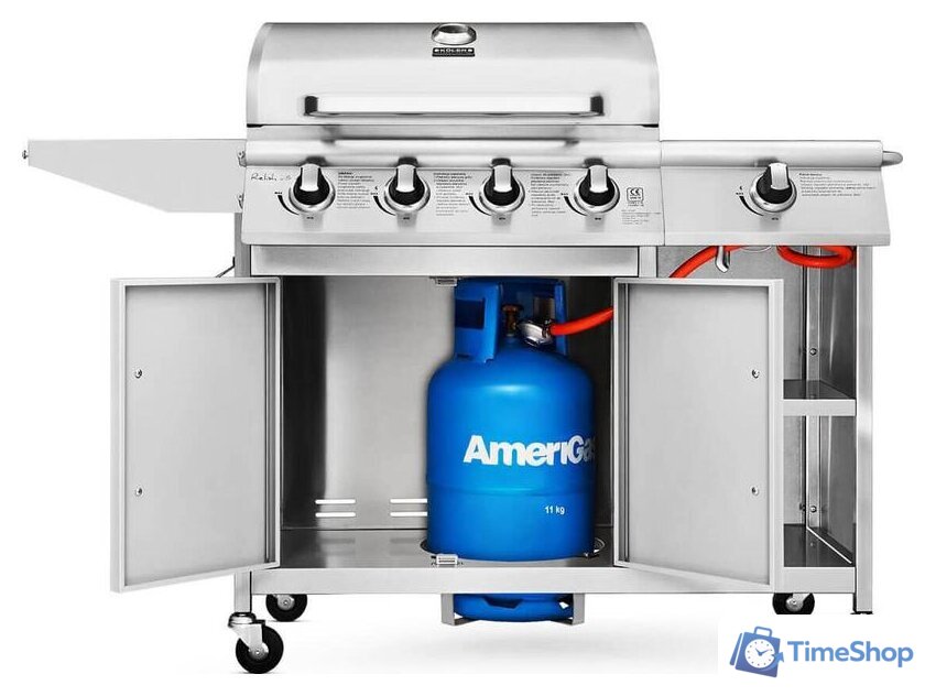 Газовый гриль для дачи Koler Relish v3 (серебристый) - Изображение №4 — Интернет-магазин Time-Shop