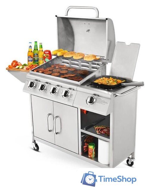 Газовый гриль для дачи Koler Relish v3 (серебристый) - Изображение №6 — Интернет-магазин Time-Shop