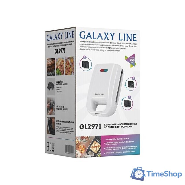 Вафельница Galaxy Line GL2971 - Изображение №7 — Интернет-магазин Time-Shop