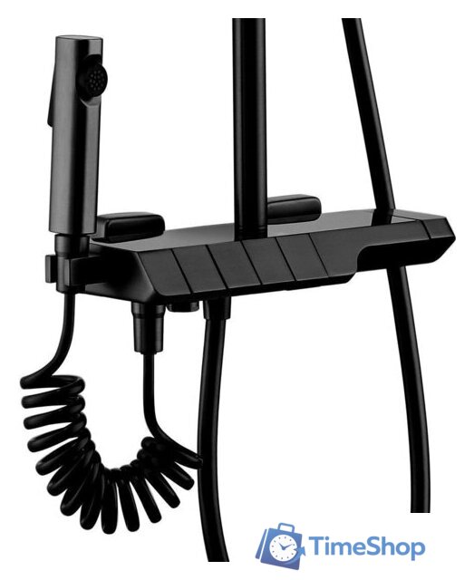 Душевая система  Rea Rob black REA-P6627 - Изображение №2 — Интернет-магазин Time-Shop