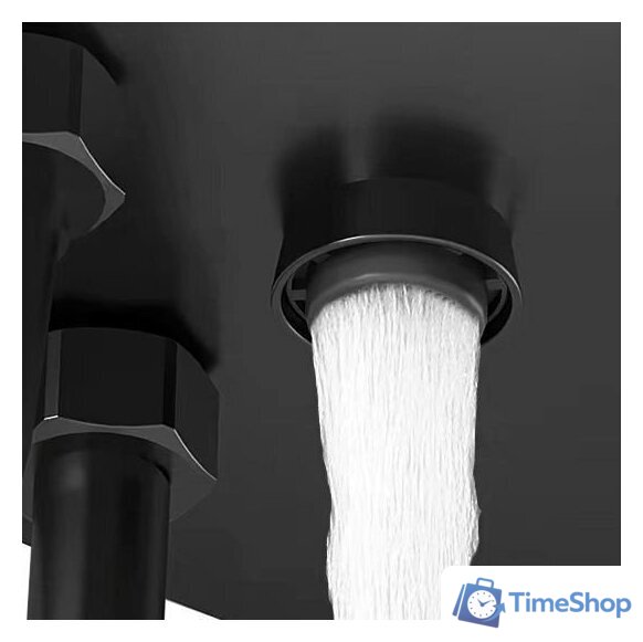 Душевая система  Rea Rob black REA-P6627 - Изображение №8 — Интернет-магазин Time-Shop