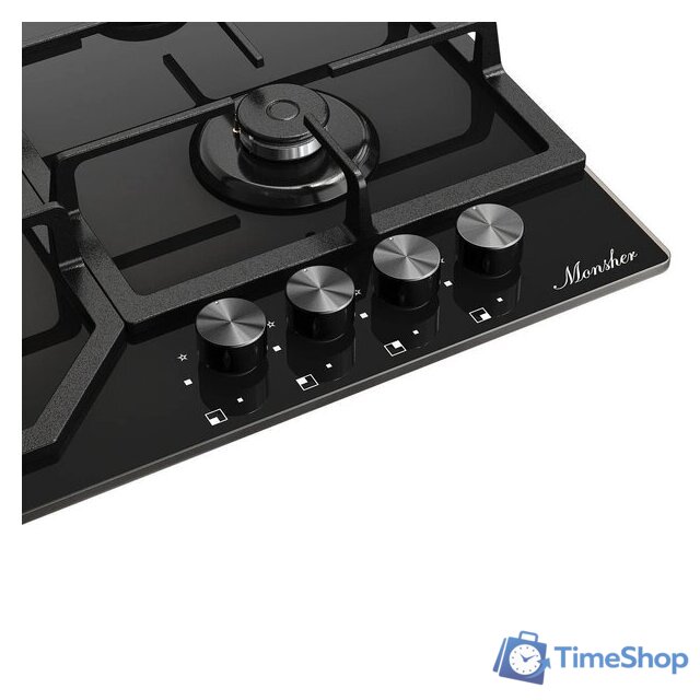 Варочная панель Monsher MGG 63 Noir - Изображение №3 — Интернет-магазин Time-Shop