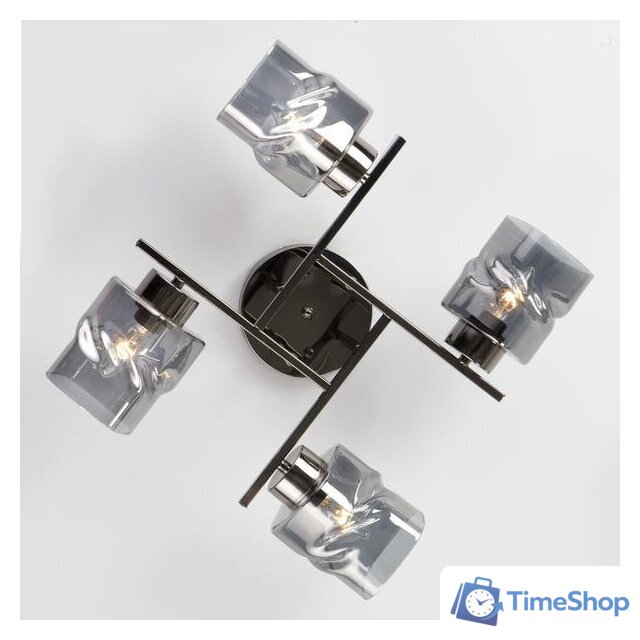 Припотолочная люстра Евросвет Hilari 30165/4 (Черный жемчуг) - Изображение №2 — Интернет-магазин Time-Shop