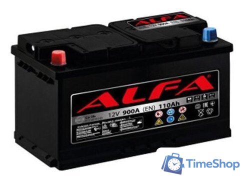 Автомобильный аккумулятор ALFA Hybrid 110 L (110 А·ч) - Изображение №1 — Интернет-магазин Time-Shop