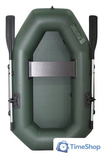 Гребная лодка Муссон S-190 (зеленый) - Изображение №1 — Интернет-магазин Time-Shop