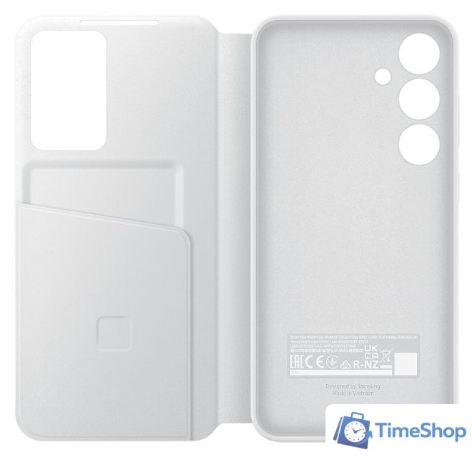 Чехол для телефона Samsung View Wallet Case S24+ (белый) - Изображение №4 — Интернет-магазин Time-Shop