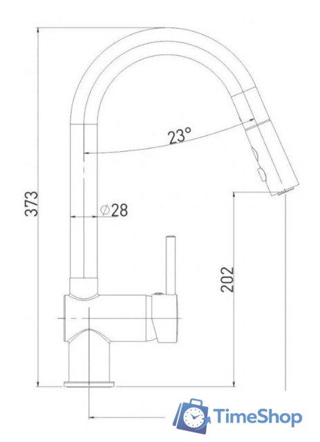 Смеситель Gross Aqua Extra 3140609MW - Изображение №4 — Интернет-магазин Time-Shop
