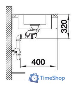 Кухонная мойка Blanco Metra 6-F (антрацит) [519134] - Изображение №5 — Интернет-магазин Time-Shop