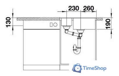 Кухонная мойка Blanco Metra 6-F (антрацит) [519134] - Изображение №4 — Интернет-магазин Time-Shop