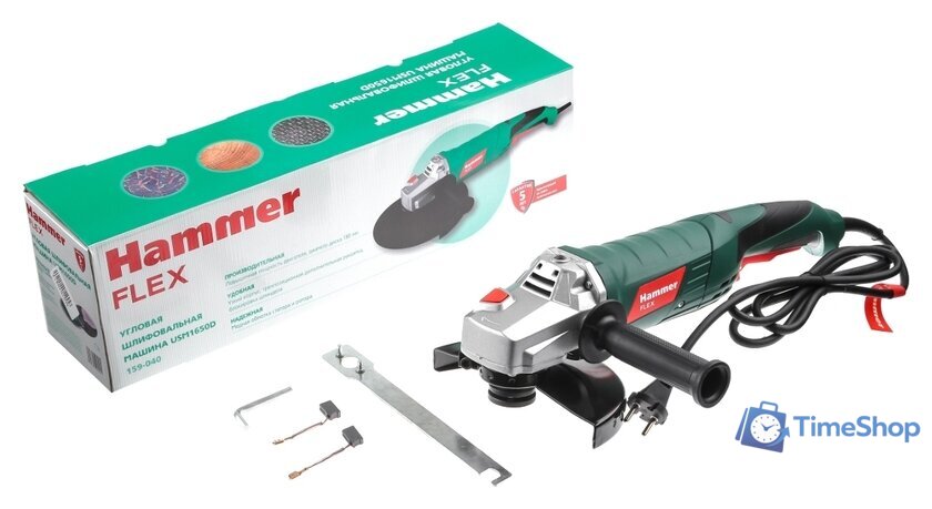 Угловая шлифмашина Hammer USM1650D - Изображение №10 — Интернет-магазин Time-Shop