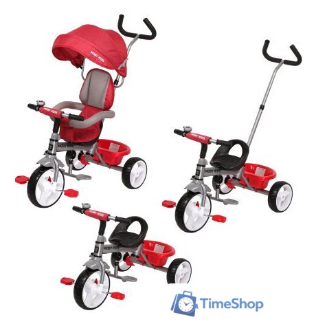 Детский велосипед Moby Kids Blitz 10x8 EVA (красный) - Изображение №1 — Интернет-магазин Time-Shop