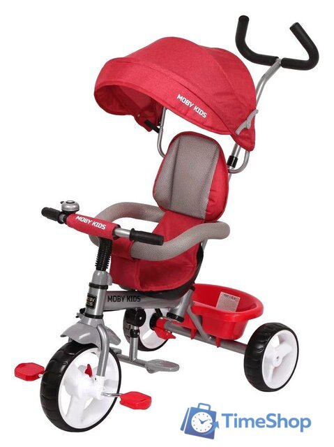 Детский велосипед Moby Kids Blitz 10x8 EVA (красный) - Изображение №4 — Интернет-магазин Time-Shop