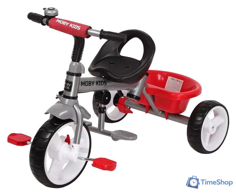 Детский велосипед Moby Kids Blitz 10x8 EVA (красный) - Изображение №2 — Интернет-магазин Time-Shop