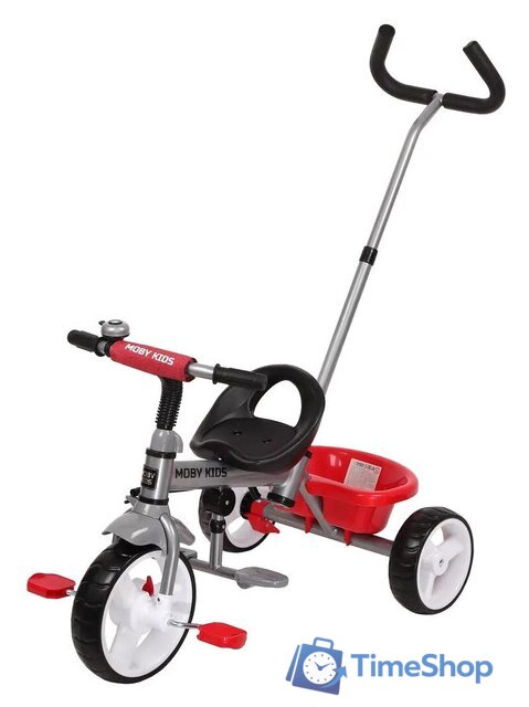 Детский велосипед Moby Kids Blitz 10x8 EVA (красный) - Изображение №3 — Интернет-магазин Time-Shop