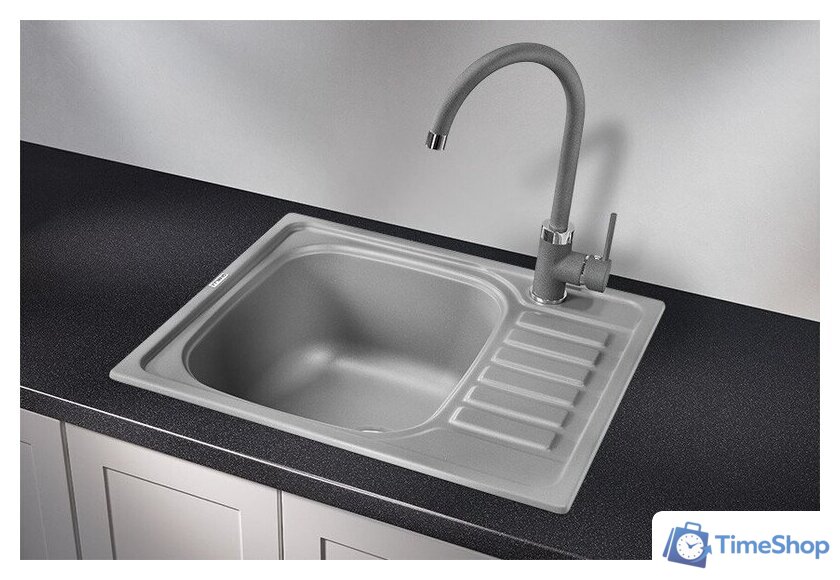 Кухонная мойка Granula GR-5801 (алюминиум) - Изображение №2 — Интернет-магазин Time-Shop