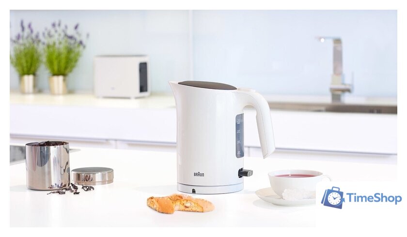 Электрический чайник Braun PurEase WK 3100 WH 0X21010008 - Изображение №4 — Интернет-магазин Time-Shop