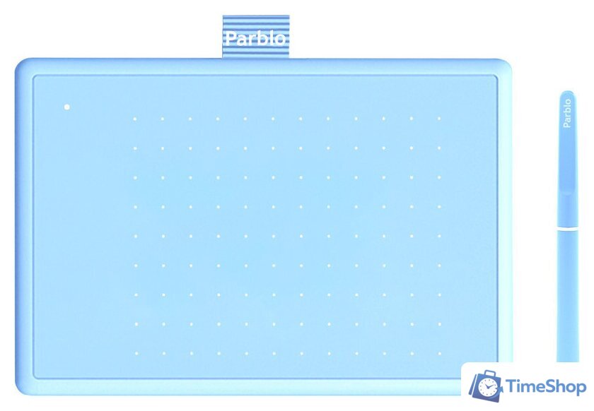 Графический планшет Parblo Ninos N4 (голубой) - Изображение №1 — Интернет-магазин Time-Shop