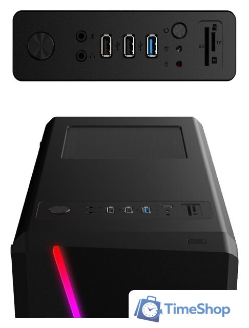 Корпус AeroCool Cylon (черный) - Изображение №13 — Интернет-магазин Time-Shop