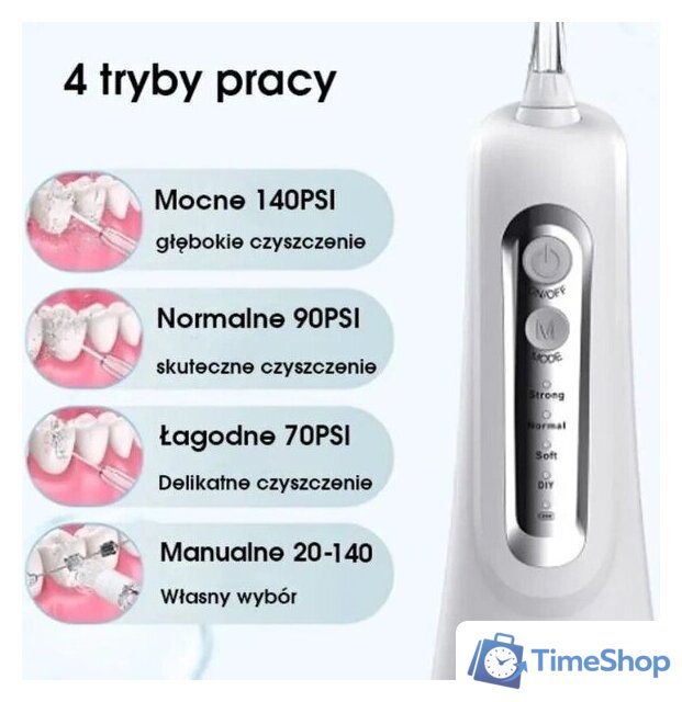 Ирригатор  Tech-Med TM-IR 100 (белый) - Изображение №5 — Интернет-магазин Time-Shop