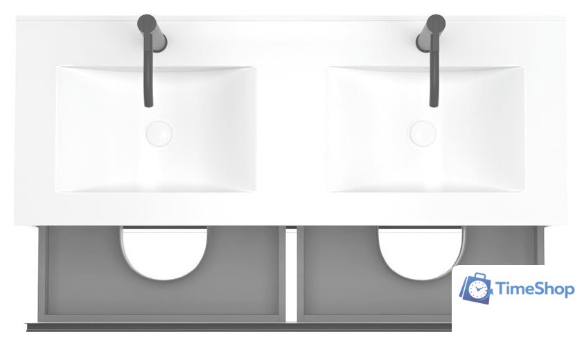  ЗОВ Тумба с умывальником Парма 120 P120LA0MAMC1B-OL120 (аттик) - Изображение №2 — Интернет-магазин Time-Shop