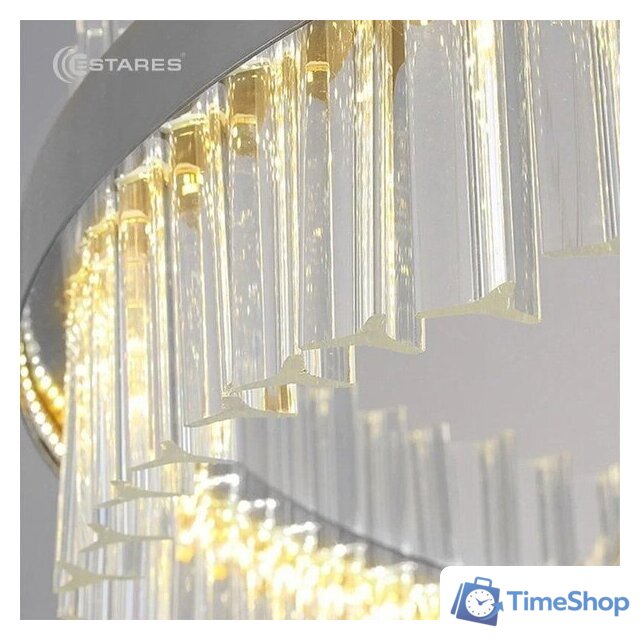 Подвесная люстра Estares Sofia 100W R-APP-500x1100-CHROME/CLEAR-220-IP20_Ч - Изображение №5 — Интернет-магазин Time-Shop
