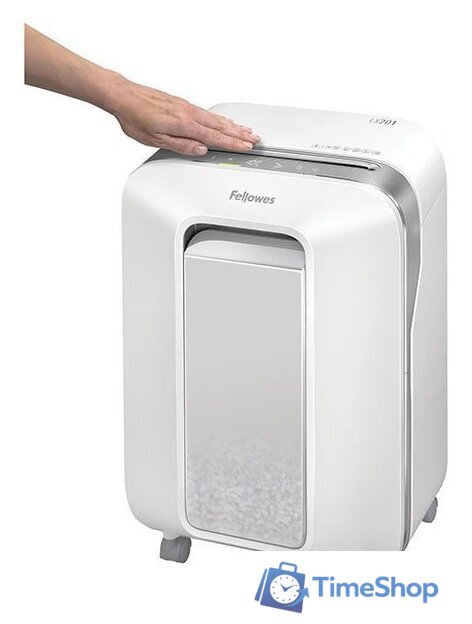 Шредер Fellowes Powershred LX201 (белый) - Изображение №5 — Интернет-магазин Time-Shop