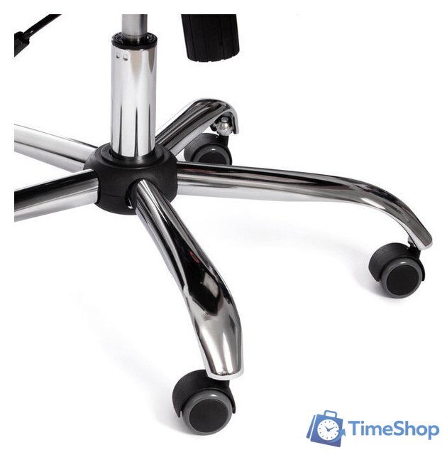 Офисное кресло TetChair Bergamo (ткань, хром 22/темно-серый F68) - Изображение №16 — Интернет-магазин Time-Shop