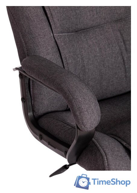 Офисное кресло TetChair Bergamo (ткань, хром 22/темно-серый F68) - Изображение №9 — Интернет-магазин Time-Shop