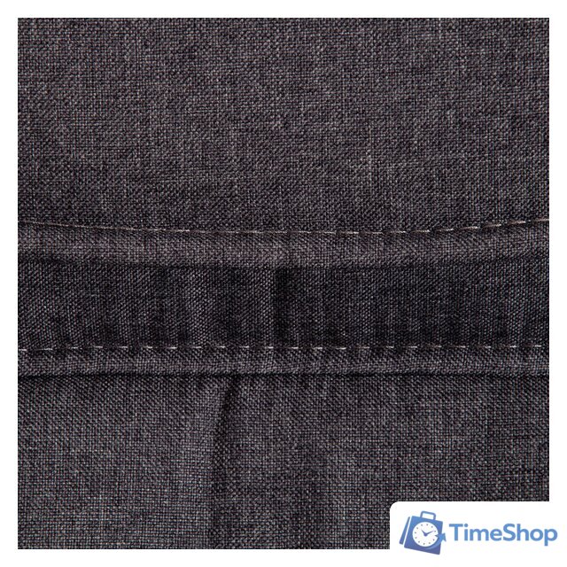 Офисное кресло TetChair Bergamo (ткань, хром 22/темно-серый F68) - Изображение №11 — Интернет-магазин Time-Shop