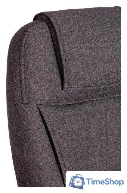 Офисное кресло TetChair Bergamo (ткань, хром 22/темно-серый F68) - Изображение №12 — Интернет-магазин Time-Shop