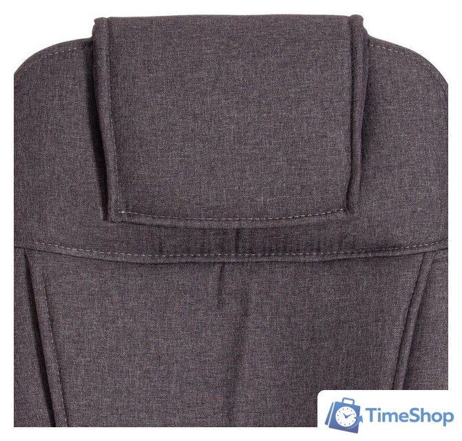 Офисное кресло TetChair Bergamo (ткань, хром 22/темно-серый F68) - Изображение №8 — Интернет-магазин Time-Shop