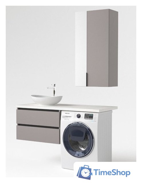  Дабер Шкаф 022 Ш22.0.0.4Ч (серый/черный) - Изображение №3 — Интернет-магазин Time-Shop